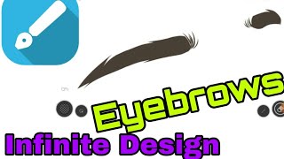 SIMPLE EYEBROW Vector Tutorial | Korean Actress "IU" from Hotel Del Luna | Infinte Design App screenshot 2