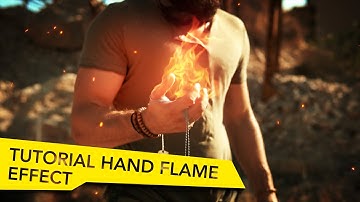 Epic Scifi Hand Flames -  After Effects Tutorial!