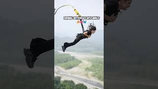 Turning butterflies into wings🔥🦋 #explorenow #bungeejumping #bungee #adventure #shortsfeed #shorts