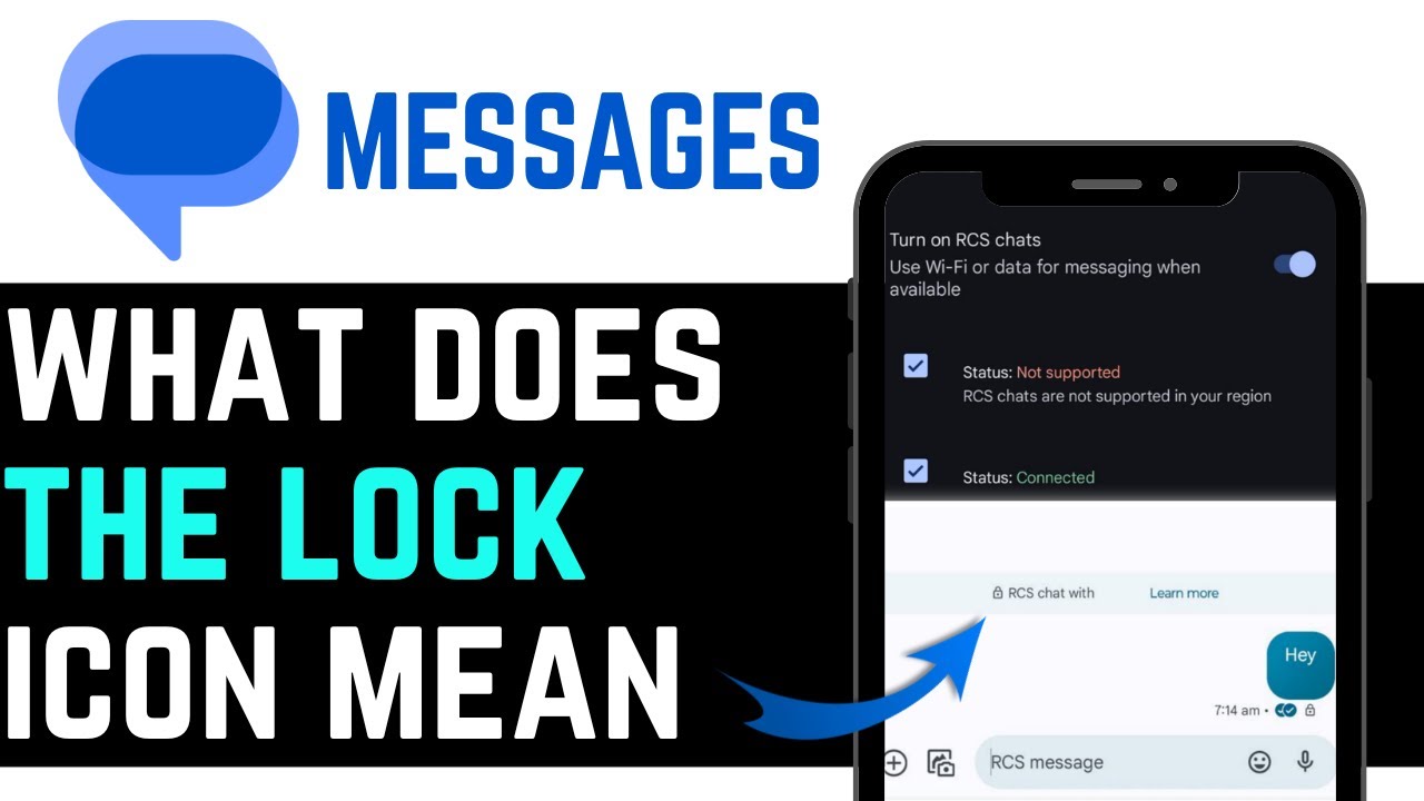 Lock In Text WHAT DOES THE LOCK ICON MEAN ON ANDROID MESSAGES? | NEW UPDATED ...