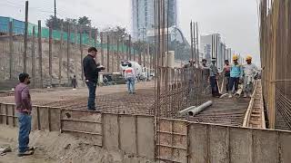 Underpass Work Box Pushing Technology | Box Culverts Steel Binding And Concrete