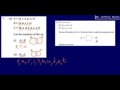 7 set notation venn diagrams gcse maths edexcel practice tests set 3 3h set notation and venn diagram test