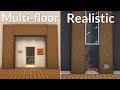 Minecraft: 3 Simple Elevator Designs for Survival