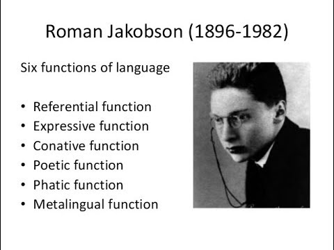 Roman Jakobson&rsquo;s six functions of language
