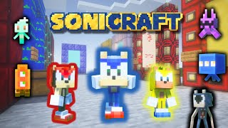 ALL PORTALS AND NEW POWERUPS TOO!! - Sonicraft mod Minecraft