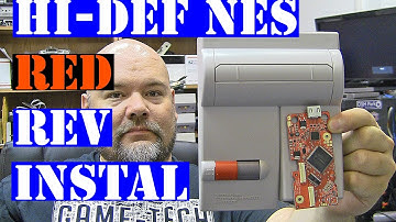 Hi-Def NES - top loader install of red rev - no cord cutting nintendo