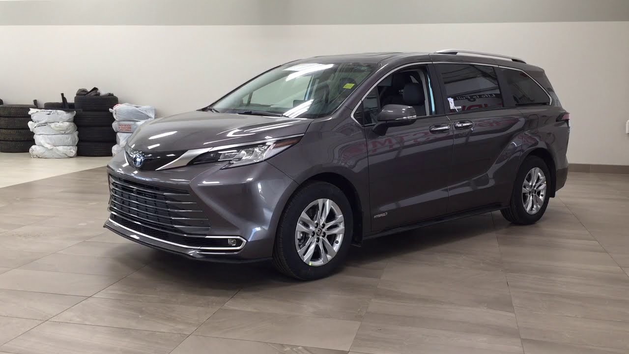 2021 Toyota Sienna Hybrid Limited FWD Review - YouTube