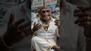 Monkey Anna the Gangster #funny #cartoon #shorts #monkey Anna