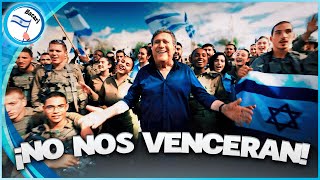El Pueblo De Israel Cantando No Nos Venceran Tan Facil!