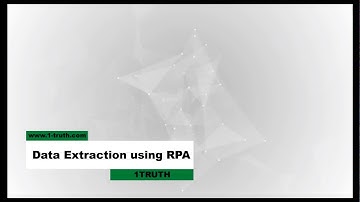 Data Extraction using RPA