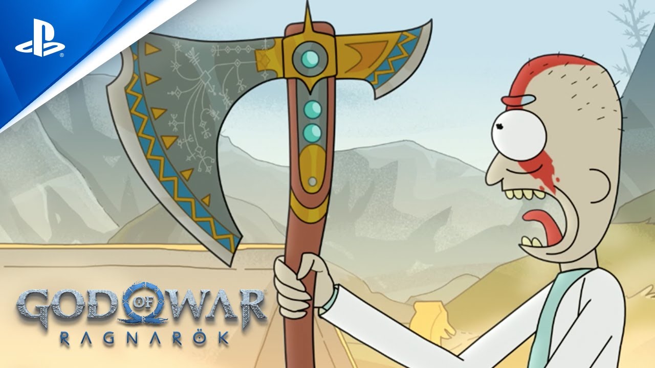 Rick y Morty x God of War Ragnarok en ESPAÑOL