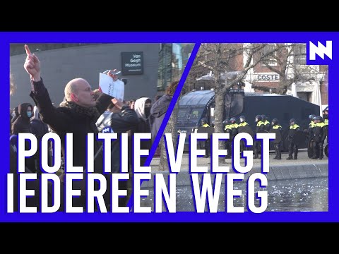 Politie moet weer optreden bij demonstratie op Museumplein