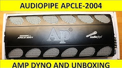 Audiopipe APCLE-2004 Amp Dyno and Unboxing 
