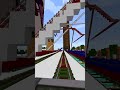 Montaña Rusa Minecraft #106 #shorts Roller Coaster