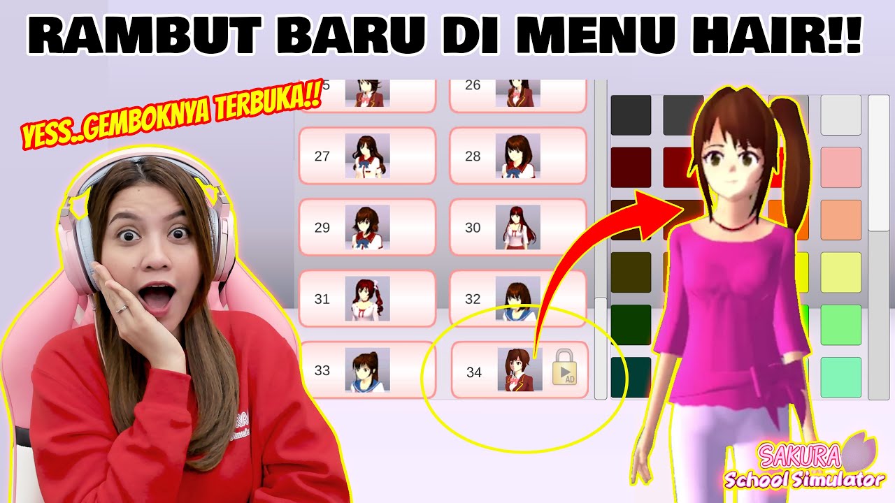 TERBUKA JUGA GEMBOKNYA..ADA MODEL RAMBUT BARU DI MENU HAIR!! SAKURA ...