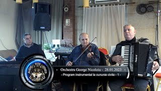 Orchestra George Nicoloiu Cununie civila 28.01.2023 - Program instrumental - 1 -