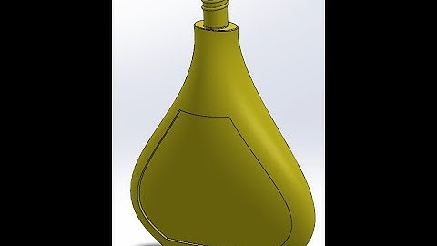 Swept boss base / Guide curve - Shampoo bottle construction