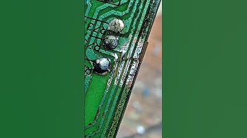 connecting broken PCB lines #component #pcb #replacement