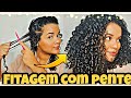 COMO FAZER FITAGEM COM PENTE | SEMANA DA FINALIZAÇÃO: DEFINIÇÃO | CABELOS CACHEADOS