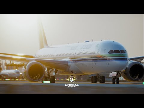 Saudia Airlines | Unreal Engine 5 | #directorscut #ue5