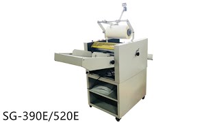 SG-390E/520E Oil Heating Automatic Feeding and Cutting Pneumatic Laminating Machine