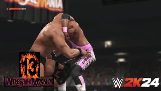 WWE 2K24  Bret Hart Vs 'Stone Cold' Steve Austin  Wrestlemania 13