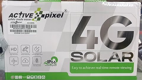 EASY Setup! Active Pixel 4G Solar Security Camera Installation (Sim Card & V380 Pro App) Unboxing 