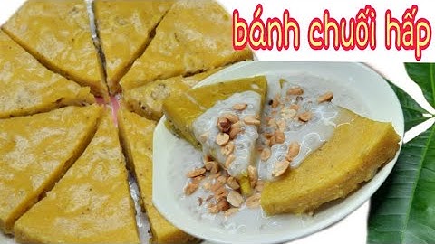 BÁNH CHUỐI HẤP (Steamed Banana Cake) - Thơm béo ăn không bị ngán || Góc Bếp Gia Đình Việt