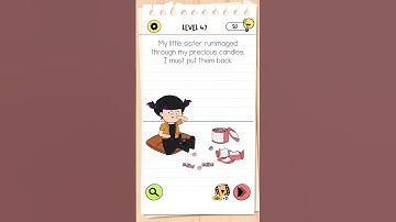 Brain Test 4- Level- 47 (I must put my Candies Back) #kaigaming #braintest #puzzle