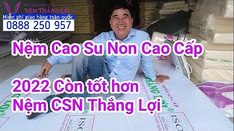 Nệm cao su 10cm giá rẻ