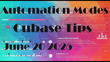 Automation Modes Cubase Tips June 20 2025