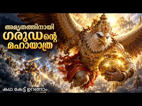 മാതാവിൻ്റെ അടിമത്വം ഇല്ലാതാക്കാൻ ദേവന്മാരുടെ അമൃതം എടുക്കാൻ പുറപ്പെട്ട വിഷ്ണുവിൻ്റെ ഗരുഡൻ Mythology