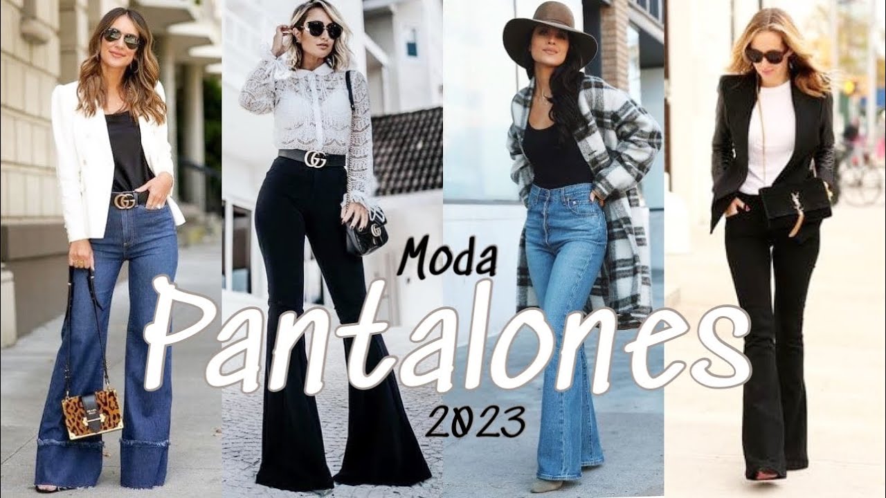 MODA 2023 !! LOOKS CON JEANS PANTALONES DE MEZCLILLA DENIM FASHION TRENDS  2023 MODA MUJER 