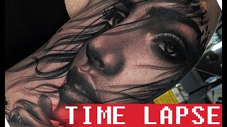 The artist - Tattoo time lapse- 2nd session