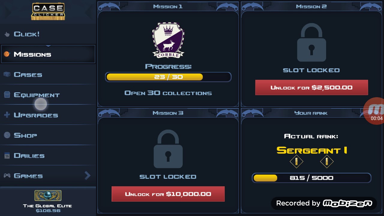 Trying my luck on jackpot# Case clicker