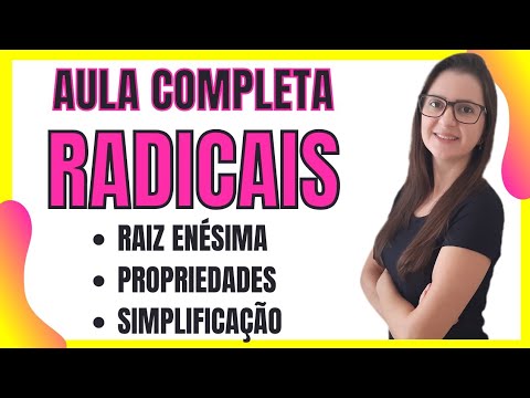 SIMPLIFICAÇÃO DE RADICAIS - RADICIAÇÃO - Com a prof. Gisele Ramos 