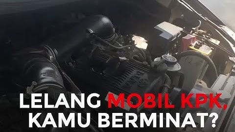Vlog: Intip Mobil - Mobil yang Dilelang KPK