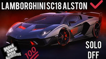 Lamborghini SC18 Alston HD only dff
