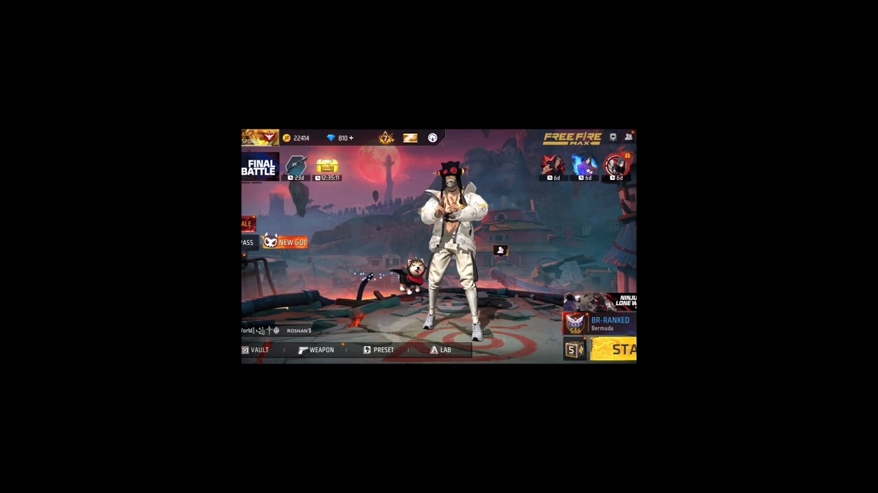 🔥Spinning Final Battle Emote in Free Fire🤯 Tomie