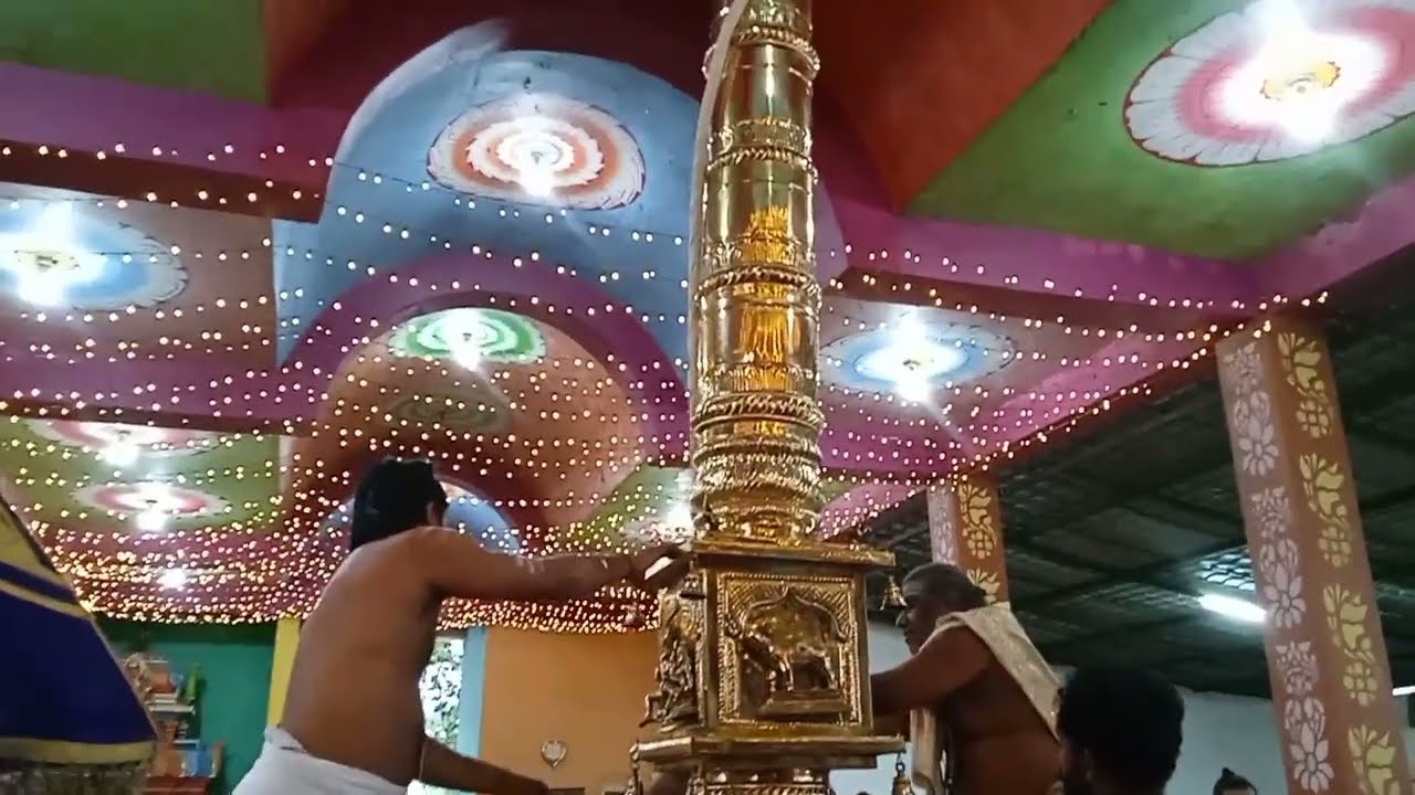 கொடியிறக்கமும் சண்டேஸ்வரர் பூஜையும் கொடுவாமடு  ஸ்ரீ காளிகாமடு கற்பக விநாயகர்  உற்சவம்2025 #koravali