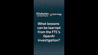 Kilobytes Episode 21 - What lessons can be learned from the FTC's OpenAI investigation