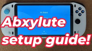 Abxylute_one | First time Setup guide! screenshot 1