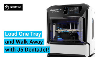 The J5 DentaJet Full Color 3D Printer – Load One Tray and Walk Away