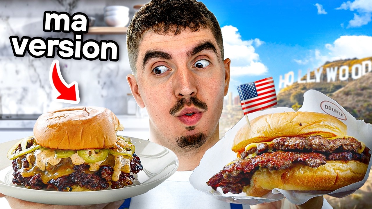 Le Meilleur Smash Burger de Los Angeles VS Mon Smash Burger 🍔
