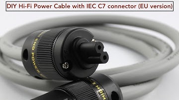How to make an IEC C7 hifi power cable