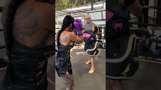 Training hard, hitting harder 💢🥊#gymmotivation #fit #muaythai #shorts