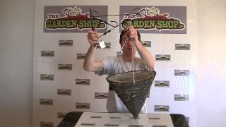 14 Inch Cone Shaped Hanging Basket