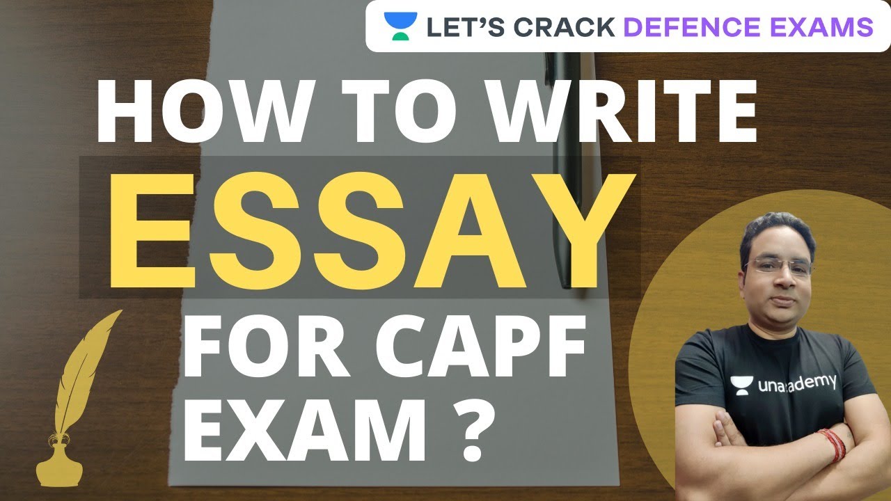 how to write essay in capf exam