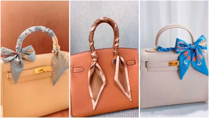 how to TIE A SCARF on your HANDBAG, Louis Vuitton Nice Mini