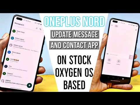 OnePlus Nord | How to now install the OnePlus Messages and Contacts apps on the OnePlus Nord